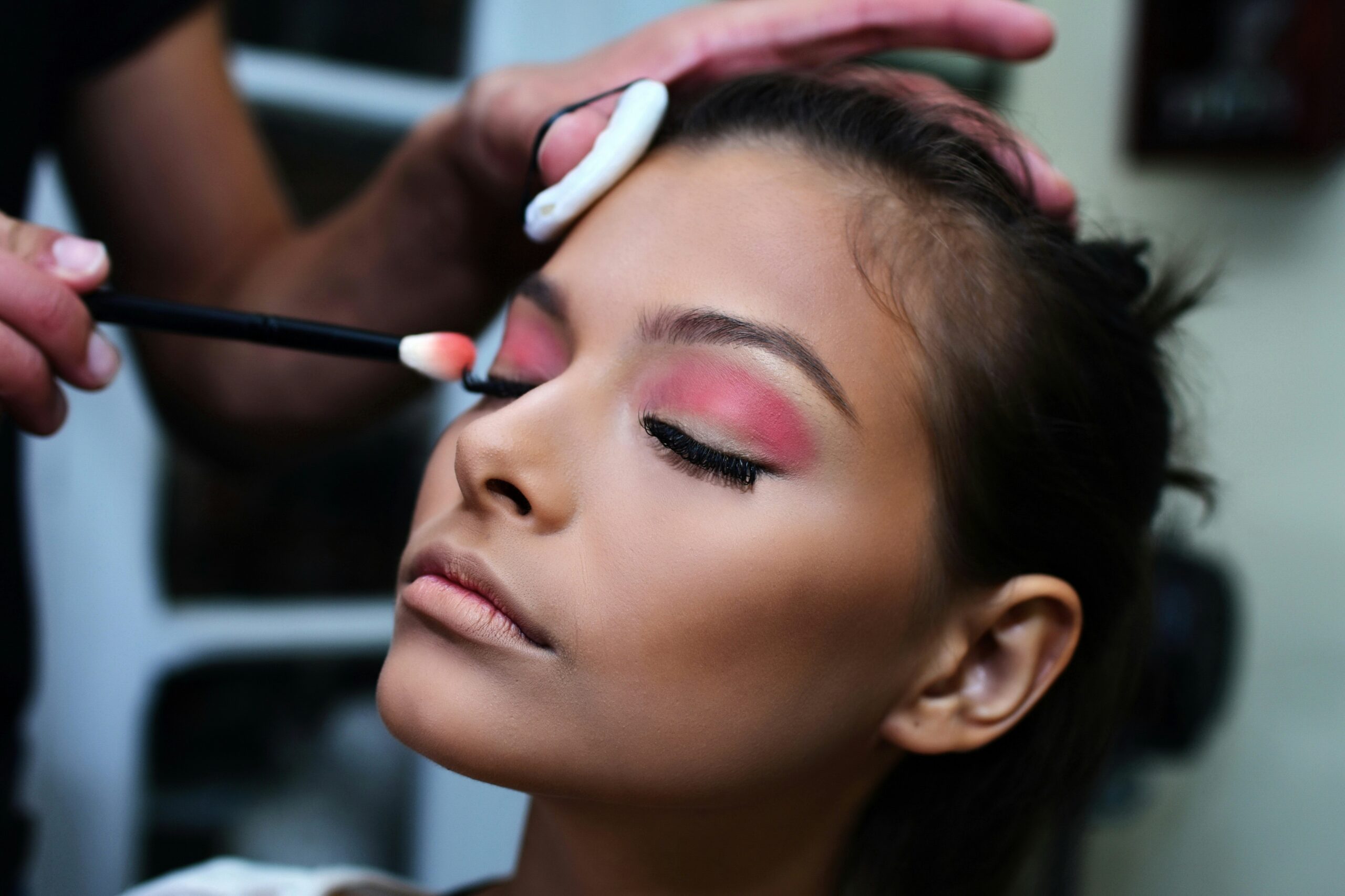 waterproof makeup closeup