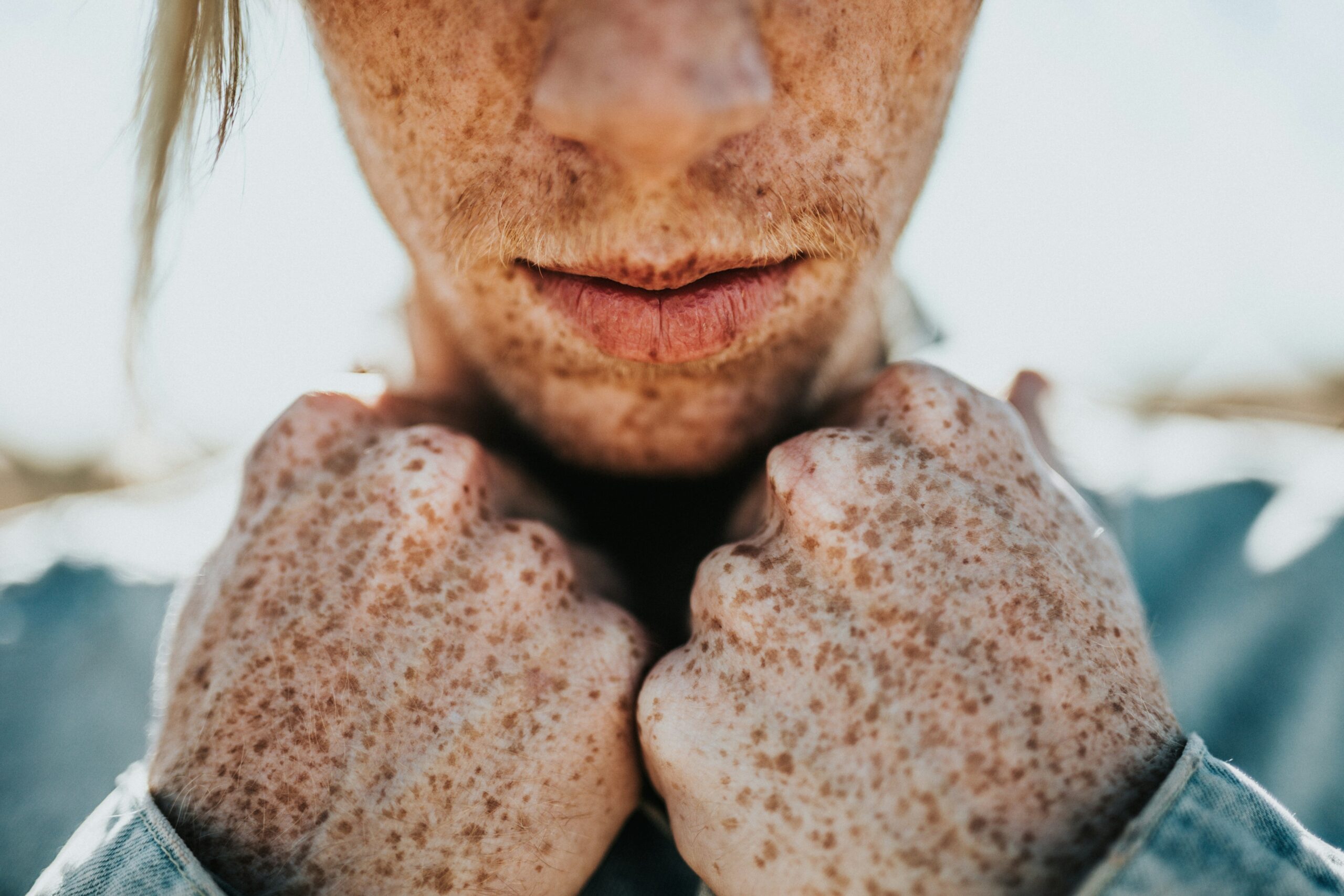 Diagram showing how sweat affects makeup adherence