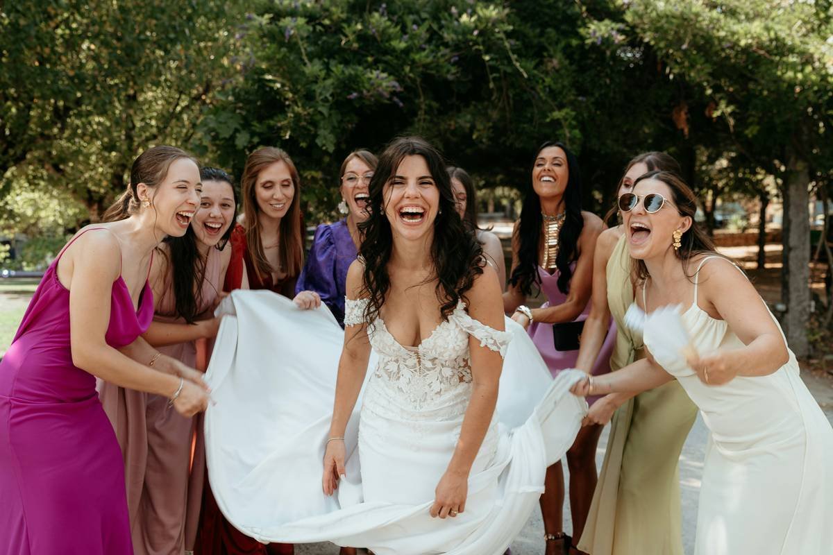 Bride's fog proof matte makeup intact after 12 hours in Miami humidity